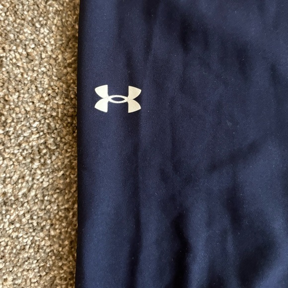 Under Armour HeatGear Navy Leggings - Picture 2 of 6